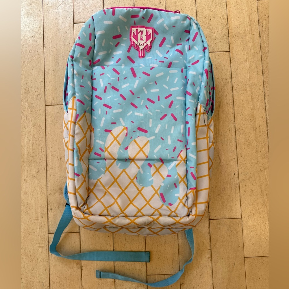 Baseball lifestyle ice cream backpack